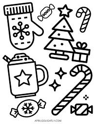43 bag toppers christmas treat bag toppers for candy or cookies. 10 Christmas Coloring Pages Free Printables