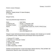 Pin Di Contoh Surat