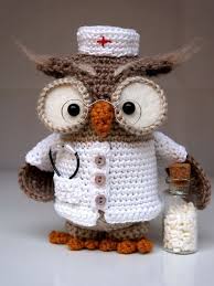 Julida S A Doctor Owl Crochet Patterns Crochet Crafts Crochet Birds