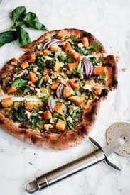 Flip and bake another 2 minutes. Vegan Naan Pizza With Pesto And Sweet Potato Shivani Loves Food
