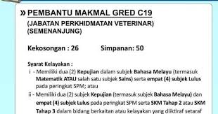 (603) 8870 2000 | faks: Iklan Peluang Kerjaya Dalam Perkhidmatan Awam Jabatan Perkhidmatan Veterinar Tarikh Tutup Permohonan 23 Ogos 2020 Spa9