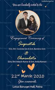 Here is a diy engagement card which can easily be adapted to any occasion! Hindu Invitation Cards Hindu Wedding Cards Traditional North Indian Rajasthani Marwari Wedding Cards Seemymarriage
