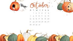 Decorative October 2019 Wallpaper Calendar Wallpaper Desktop Wallpaper Calendar October Wallpaper