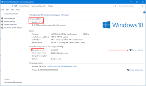 How To Find The Os Version And Change Computer Name In Windows 10 And Mac |  Alexander's Blog