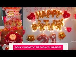 Birthday Surprise For Girlfriend In Lockdown Jol Events Youtube In 2020 Birthday Surprise Balloon Decorations 50th Birthday