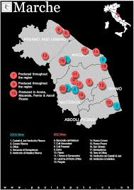 Doc And Docg Map Of Marche Pinot Pinot Nero Cose Buone
