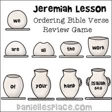 You could also print the image while using the print button above the image. Jeremiah The Potter And The Clay Bible Crafts And Activities