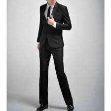 Shop our men's black suits in a range of fits and styles. Black Men Men S Slim Fit Suit Black Konga Online Shopping