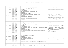 CORSO BASE DI LIGHTING DESIGN &ldquo;L'ARCHITETTURA E LA LUCE&rdquo;