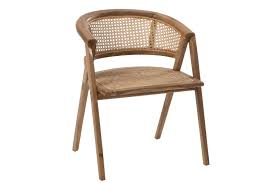 Le plateau accueille une patine ardoise vieillie dans le style béton ciré dont la technique nous est propre. Chaise En Bois Canne Ana