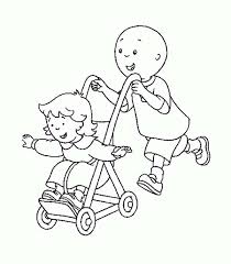 You can choose and print your favorite mario kart coloring pages below. Caillou Pull Rosie On Her Cart Coloring Page Coloring Sun