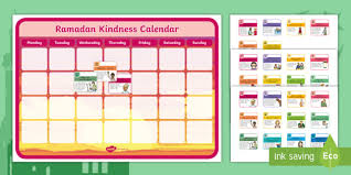 Ramadan calendar islamic calendar islamic calendar 2019 islamic calendar. Kindergarten Ks1 Ramadan Kindness Calendar And Daily Cards