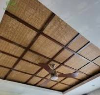Popular Plastic Artificial Bamboo Weave Mat Ceiling