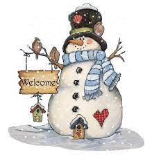 Animated Clip Art April 2010 Christmas Paintings Christmas Art Christmas Snowman