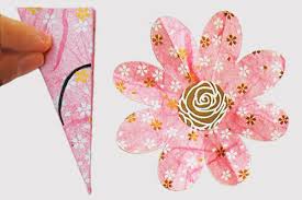 Welcome to handmade cards ideas. Folding Paper Flowers 8 Petals Kids Crafts Fun Craft Ideas Firstpalette Com