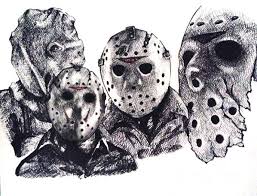 Miller, simon pegg, and mark rylance. Jason Voorhees Crosshatching Drawing By Sean Franklin