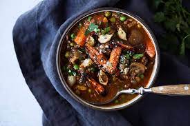 Instant Pot Hamburger Soup Aka Ground Beef Stew Paleo Keto Whole30 - Tasty Yummies Recipe Ground Beef Stews Paleo Beef Stew Hamburger Soup