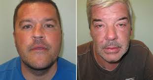 Jailed: Robbers Tony Eagling and Ray Thorn, who claimed victim had  threatened them with a knife