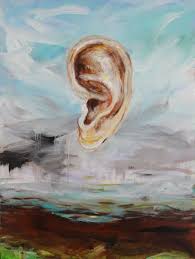 Listen Can You Hear It Coad Wendycoadart Ear Listen Art Artist Arte Painting Paintings Malerei Contemporaryart Artwatcher Fineart La Art Painting