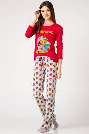 Gri Kadin Garfield Baskili Pijama Takimi 371290 Pijama Kapusonlu Sweatshirt Moda