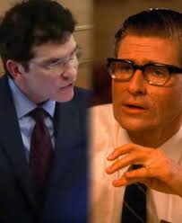 I finally realized who he reminds me of even down to the voice ! George  McFly . (You won't be able to unsee or unhear it now )