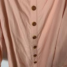 Anthropologie Pink L Maeve 12 Alanis Belted Off The Shoulders Blouse Size 6 S