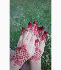 Red Color Henna Designs For Hands Mehndi Mehndidesign Henna Mehndi Designs For Hands Mehndi Designs Henna Designs Hand