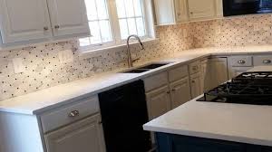 White And Black Kitchen Backsplash Tile Hampton Brookfield Marble Mosaic Tile 12 X 12 In Marble Tile Backsplash Kitchen Kitchen Redo Marble Mosaic Tiles
