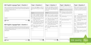 Questions organised by topic, past papers & model answers. Aqa English Language Paper 1 Marks And Levels Guidance