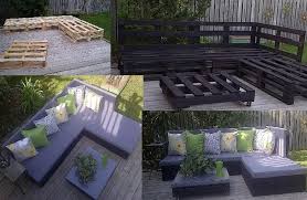 Lpt Turn A Few Wooden Pallets Into Patio Furniture Diy Patio Diy Patio Furniture Pallet Patio Furniture