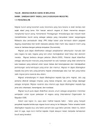 Huraikan kesan kehadiran pekerja asing di negara ini. Pdf Migrasi Buruh Asing Di Malaysia