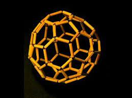 Truncated Icosahedron Pattern Of The Traditional Soccer Ball And Known By Some As Bucky Ball Made Form Bamboo Polyhedron Rubiks Cube Pattern