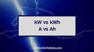 Kw Vs Kwh A Vs Ah How Are These Terms Important In Electric Vehicles Electric Cars Electricity Business Education