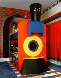 How Cute Would This Be For A Little Boys Bedroom Train Bedroom Kids Room Boy Room