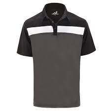 woodworm golf shirt tour panel polo mens grey