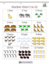 kindergarten number worksheets