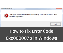 How To Fix Error Code 0xc000007b 10 Tips To Solve 0xc000007b Error Error Code Computer Error Coding