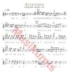 Lirikyou just want attentionmungkin mengingatkanmu pada lagu attention yang dinyanyikan oleh charlie puth. Tulisin Not Angka Lagu Attention Charlie Puth Donk Brainly Co Id