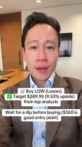 11/21 Daily Stock Signal 📈 Buy LOW (Lowes) Lowes recently missed earnings  and dropped 4%, making todays price of $264 an attractive potential entry  point. The company has a good track record (ie has ...