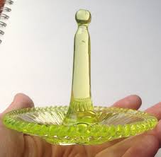 We receive a daily dose of. Uranium Glass Ring Holder Collectors Weekly