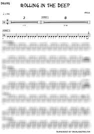 There's a fire starting in my heart / reaching a fever pitch and it's bringing me out the dark / finally, i can see you crystal clear / go ahead and sell me out and i. Adele Rolling In The Deep Drum Sheet Music Drum Sheet Music Drums Sheet Sheet Music