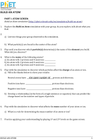 Build An Atom Worksheet Answers Unit 2 Atomic Structure Pdf Free Download In 2020 Graphing Quadratics Physics Answers Spring Math Worksheets