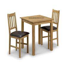 Those of us with small kitchens may also have small households. Small Dining Kitchen Table With Two Chairs In Teakwood