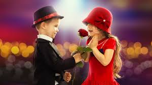 Download Wallpaper Valentine S Day Love Couple Rose Boy Little Girl Child Romance Mood Resolutio Cute Boy Wallpaper Cute Love Wallpapers Love Wallpaper