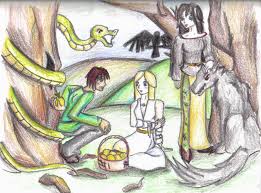 And the god loki was a notoriously 'twisty' character who ended up painfully chained and entangled himself. Norse Myths Idun And Loki By Roxannabanana77 On Deviantart