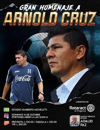 Anuncian homenaje para ex seleccionado Arnold Cruz en El Progreso