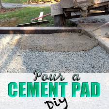 Pour A Cement Pad Diy Everything Karupped Diy Concrete Patio Poured Concrete Patio Concrete Patio