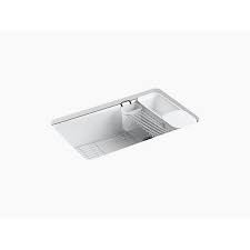 Maybe you would like to learn more about one of these? Kohler K 25939 Na Vault 32 X 18 5 16 Inch X 5 7 9 Inch Undermount Large Single Bowl Kitchen Sink With No Faucet Holes
