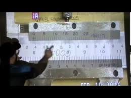 How To Read An Imperial Inch Vernier Caliper Youtube