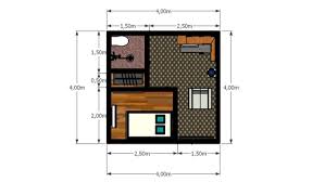 Di atas adalah contoh gambar dan model berskala. Desain Denah Rumah 1 Hari Jadi